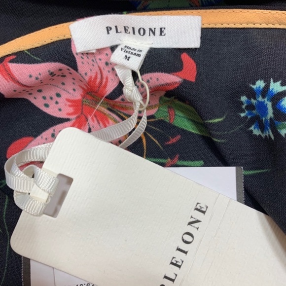 PLEIONE FLORAL Open Cradigan Vest Duster - Picture 3 of 6